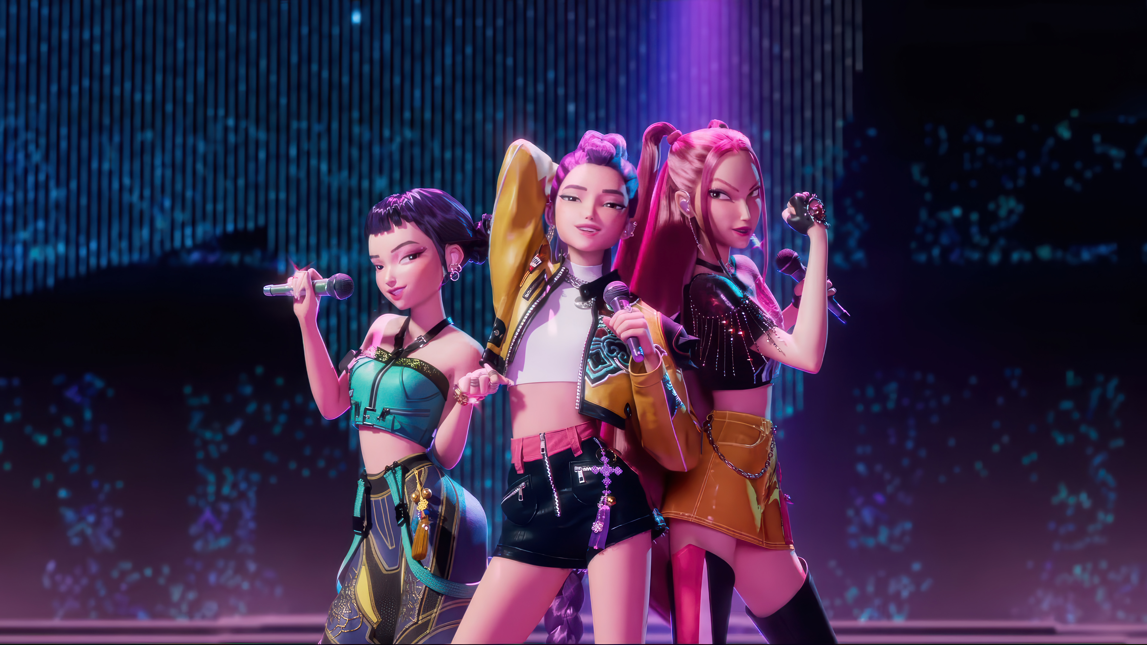 Show infantil de las Guerreras K-pop en cumpleaños