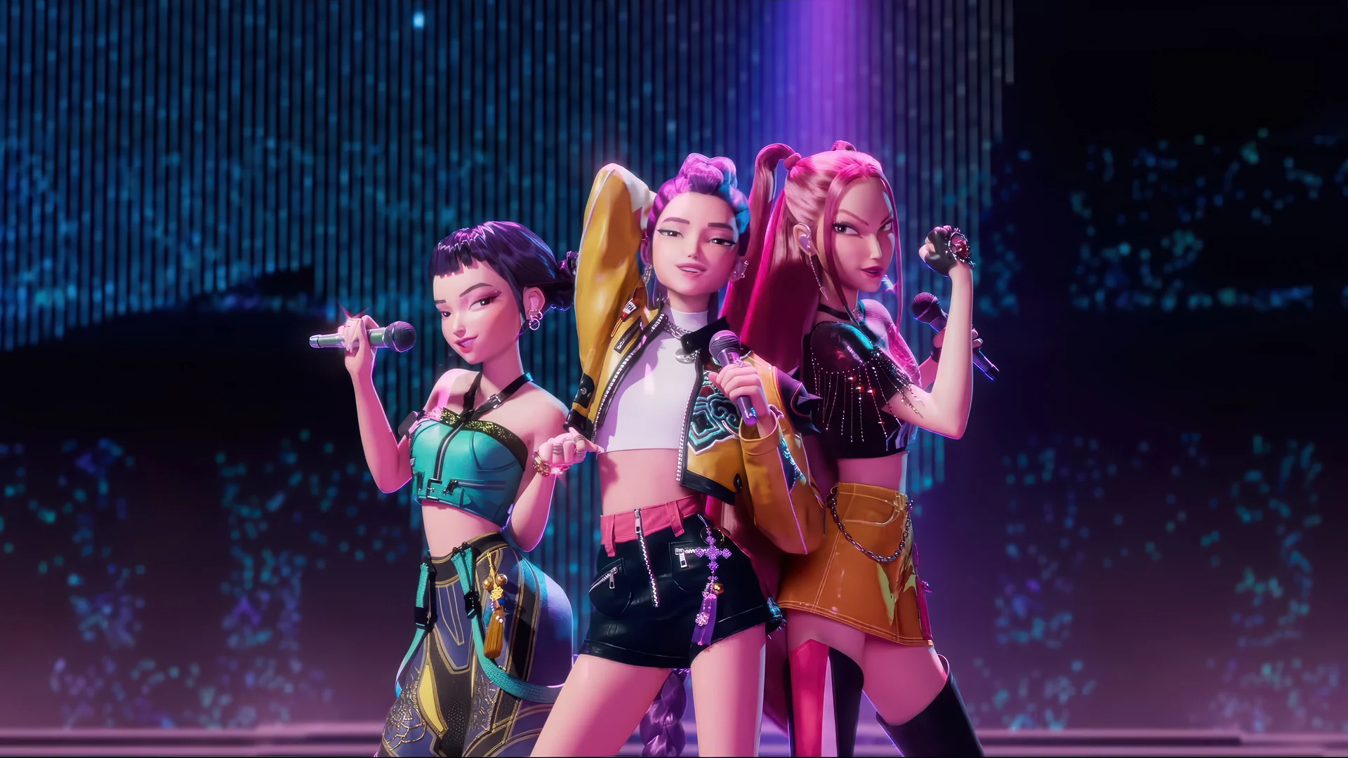 Show infantil de las Guerreras K-pop en cumpleaños