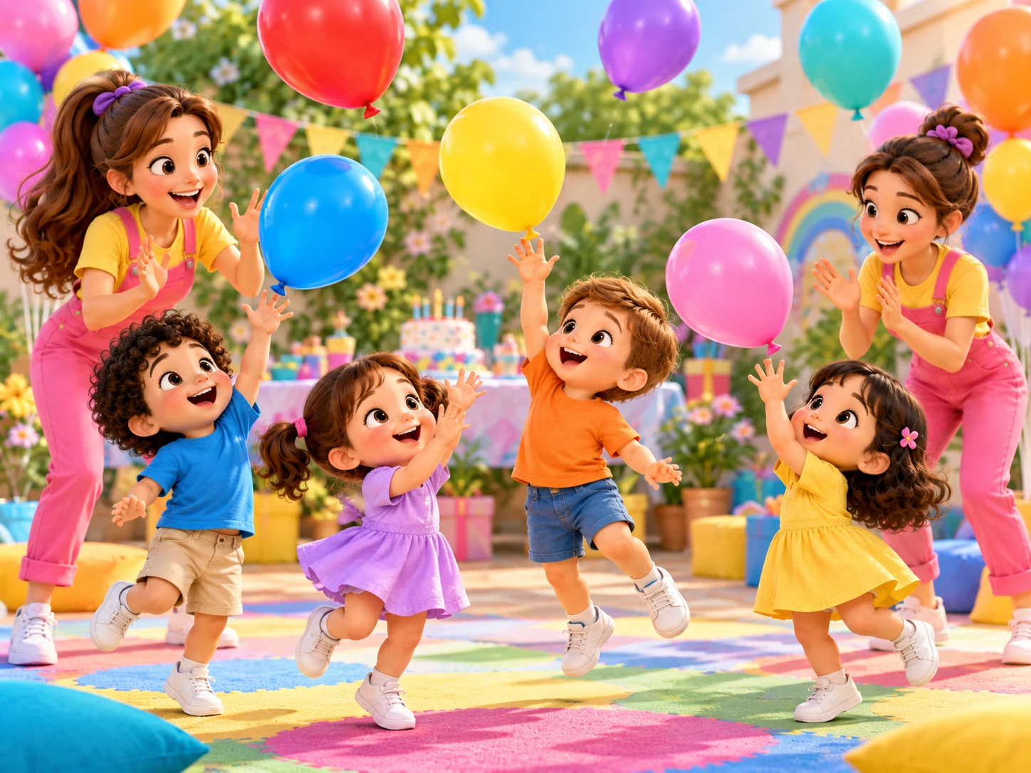 Globos al aire: actividad guiada de Bravia