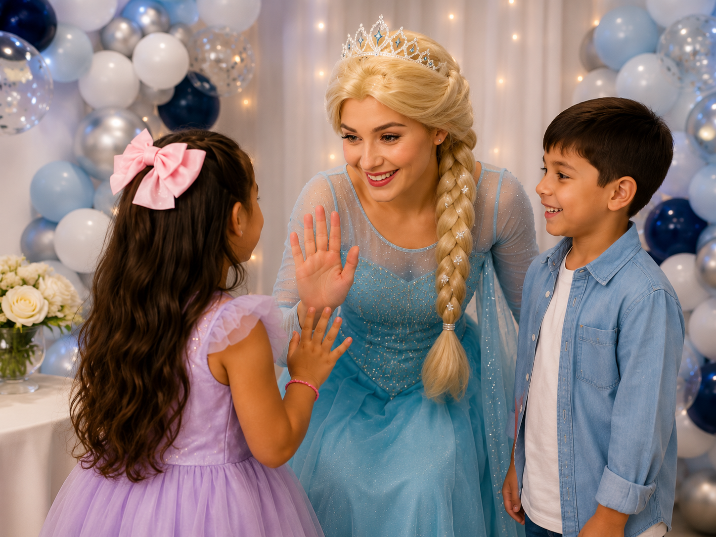Servicio Meet & Greet con personaje temático para cumpleaños infantiles